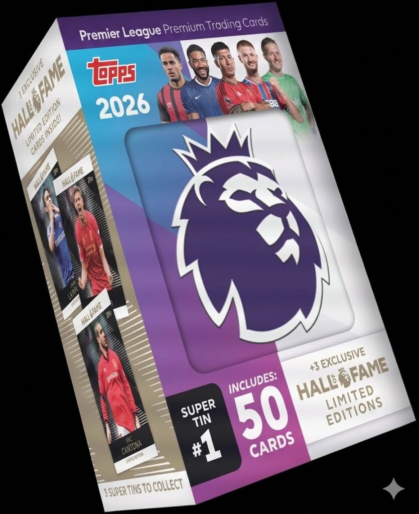 Topps Premiere League 2026 Debut Edition Hall of Fame Super Tin #1