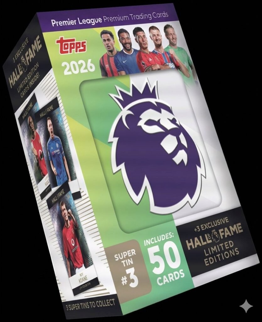 Topps Premiere League 2026 Debut Edition Hall of Fame Super Tin # 3