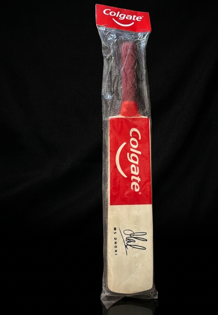 Dhoni Signed Bat- Small