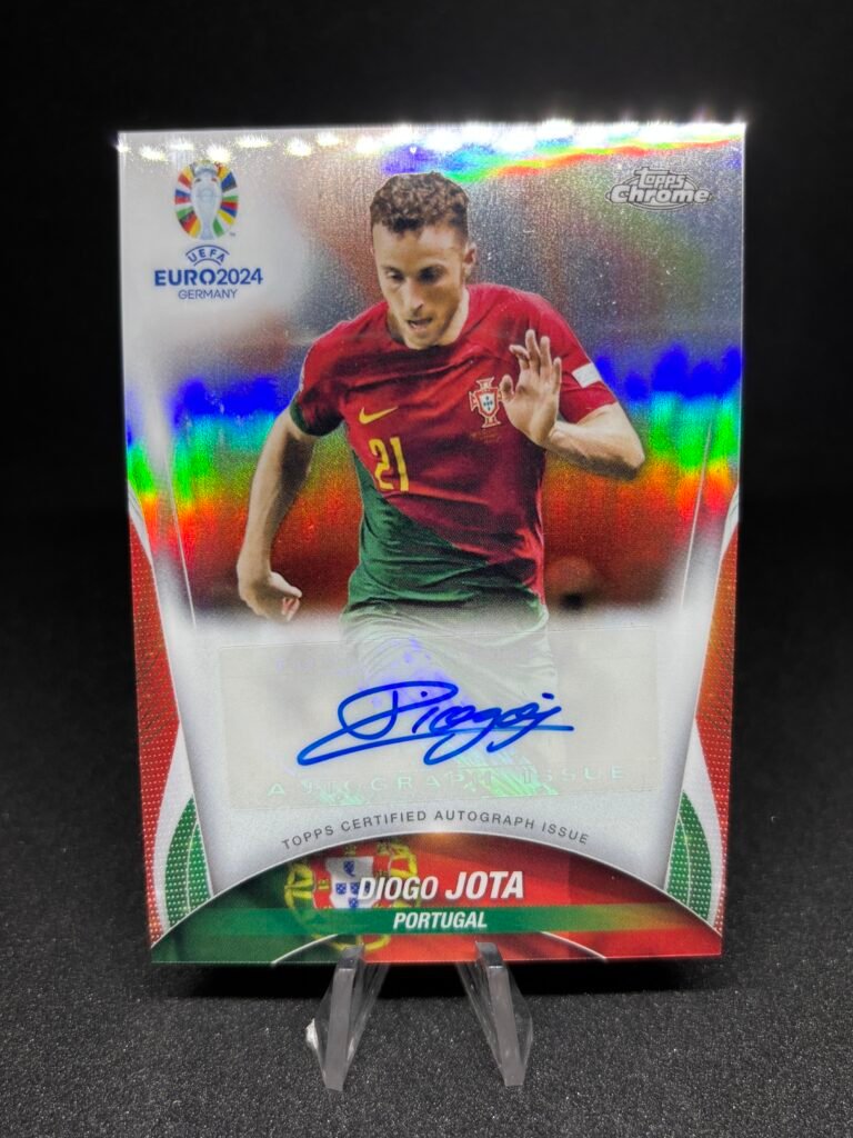 Topps Chrome UEFA Euro 2024 – Diogo Jota Autograph (Portugal)