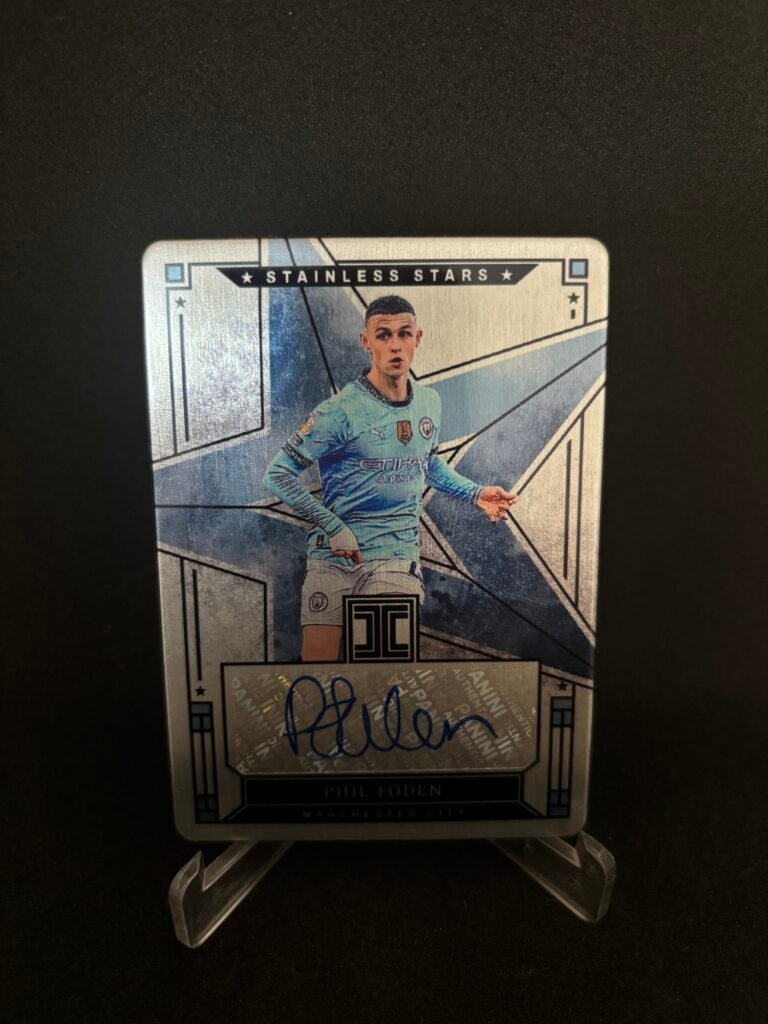 Panini Impeccable Stainless Stars : Phil Foden Autograph 9/25