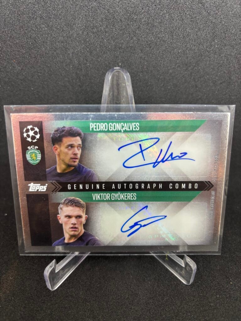 Topps Dual Autograph : Pedro Goncalves & Viktor Gyokeres 20/25