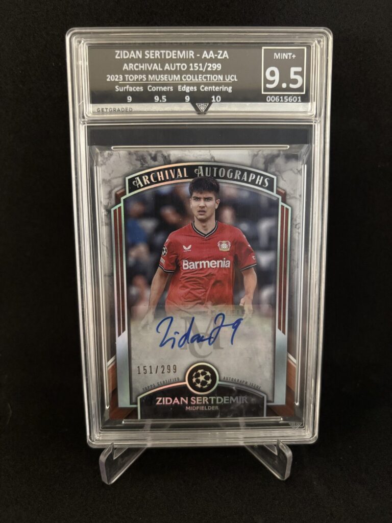 Jade Empire: Zidan Sertdemir 2022/23 Topps Museum Collection Archival Autograph (Graded)