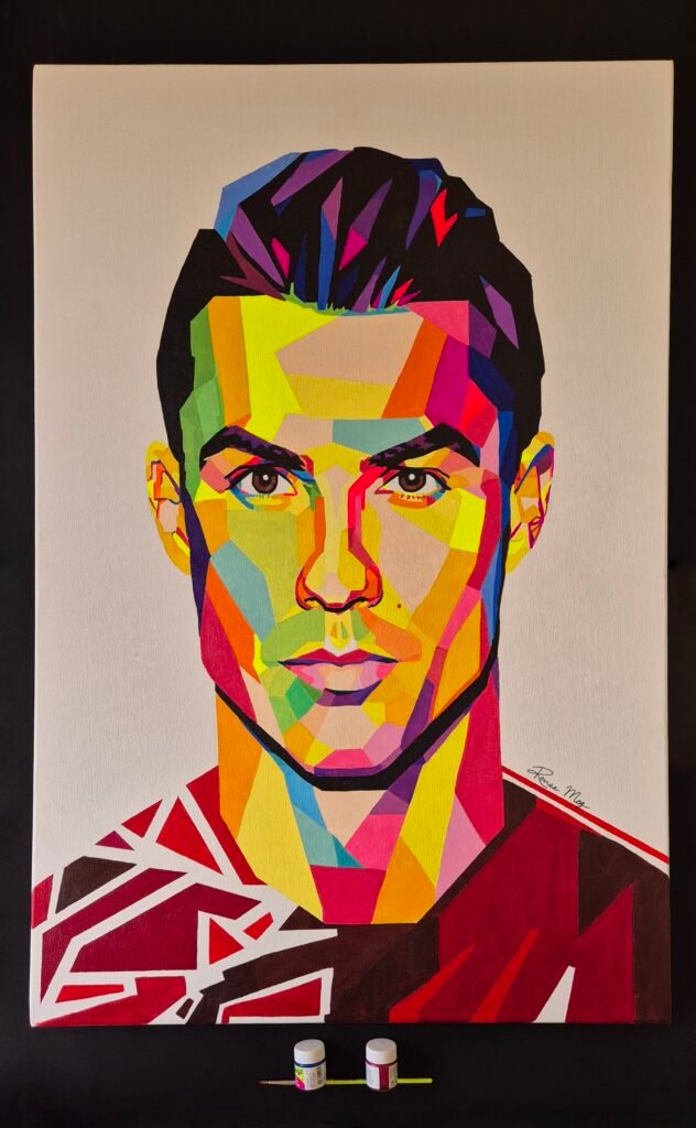CR7 : Madeira to Majesty Hand-Painted Acrylic Artwork (1 of 1)