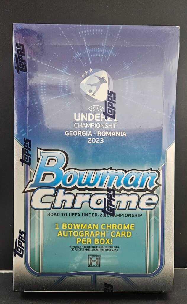 2023 Bowman Chrome - ONE (1) AUTO GUARANTEE - Under-21 Euro Championship Soccer Hobby Box.