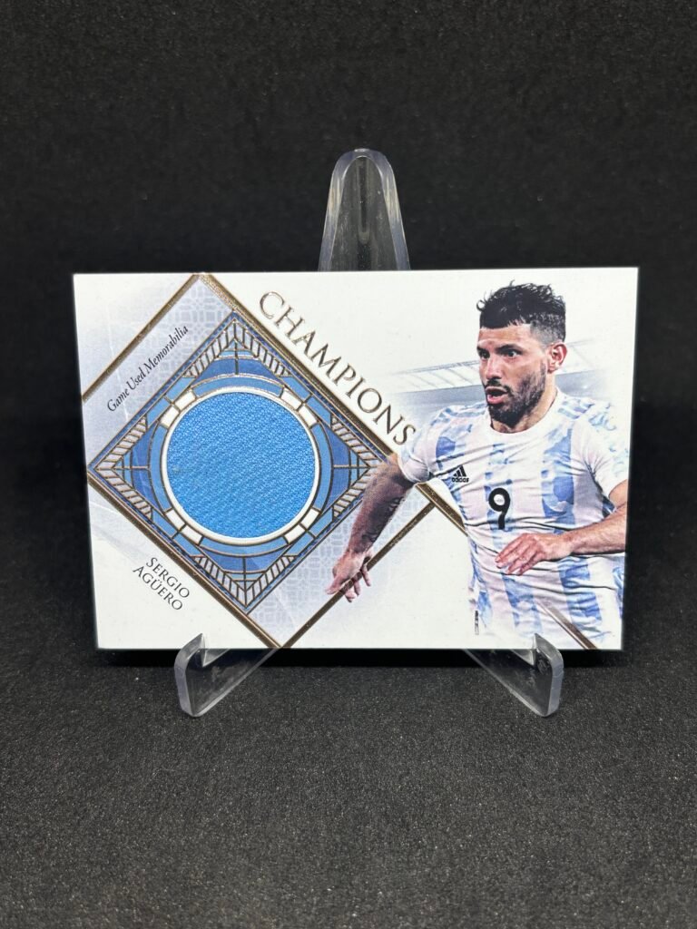Sergio Aguero 03/20 Futera Unique -RELIC