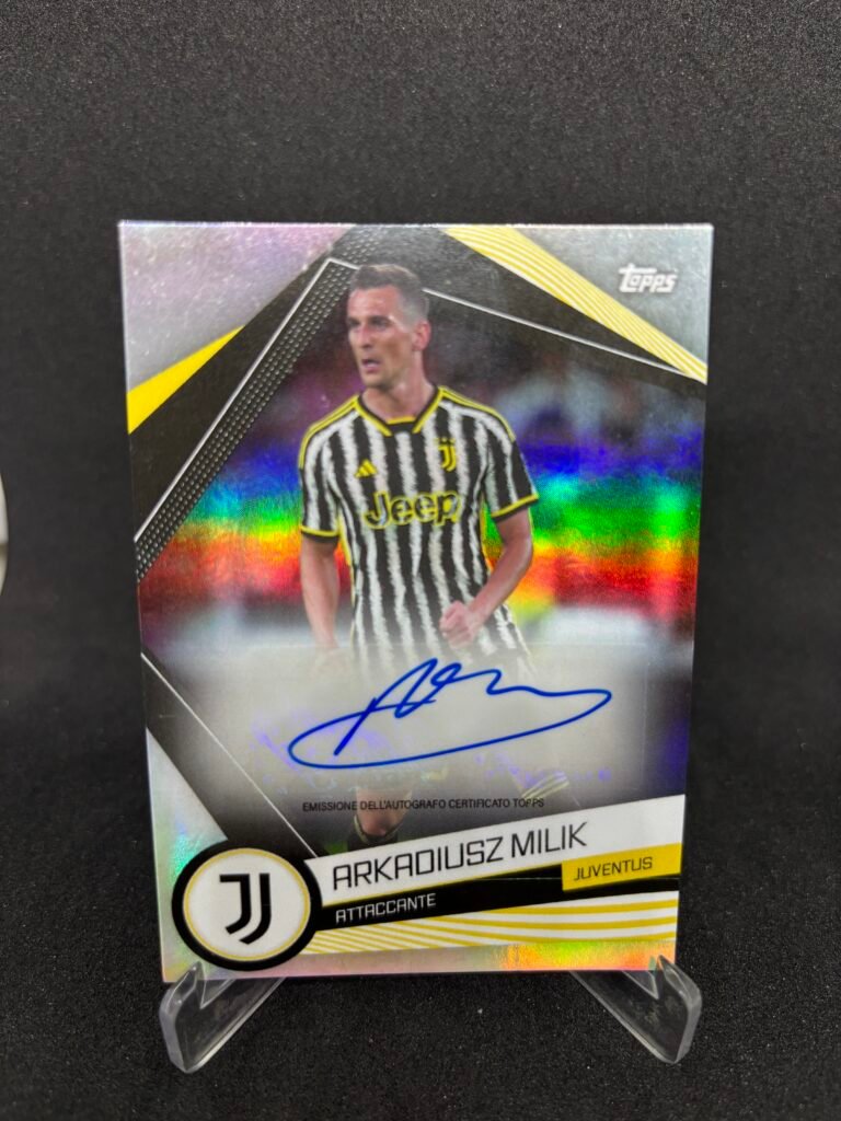 ARKADIUSZ MILIK -AUTO- TOPPS JUVENTUS