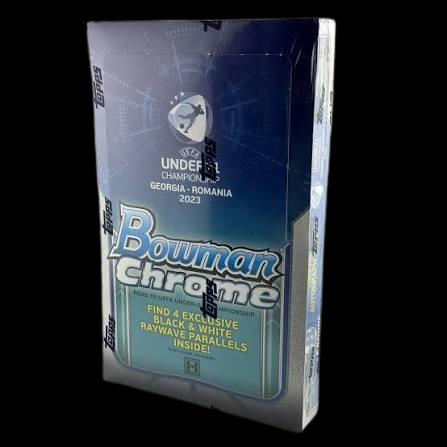2023 Bowman Chrome – ONE (1) AUTO GUARANTEE – Under-21 Euro Championship Soccer Hobby Box.