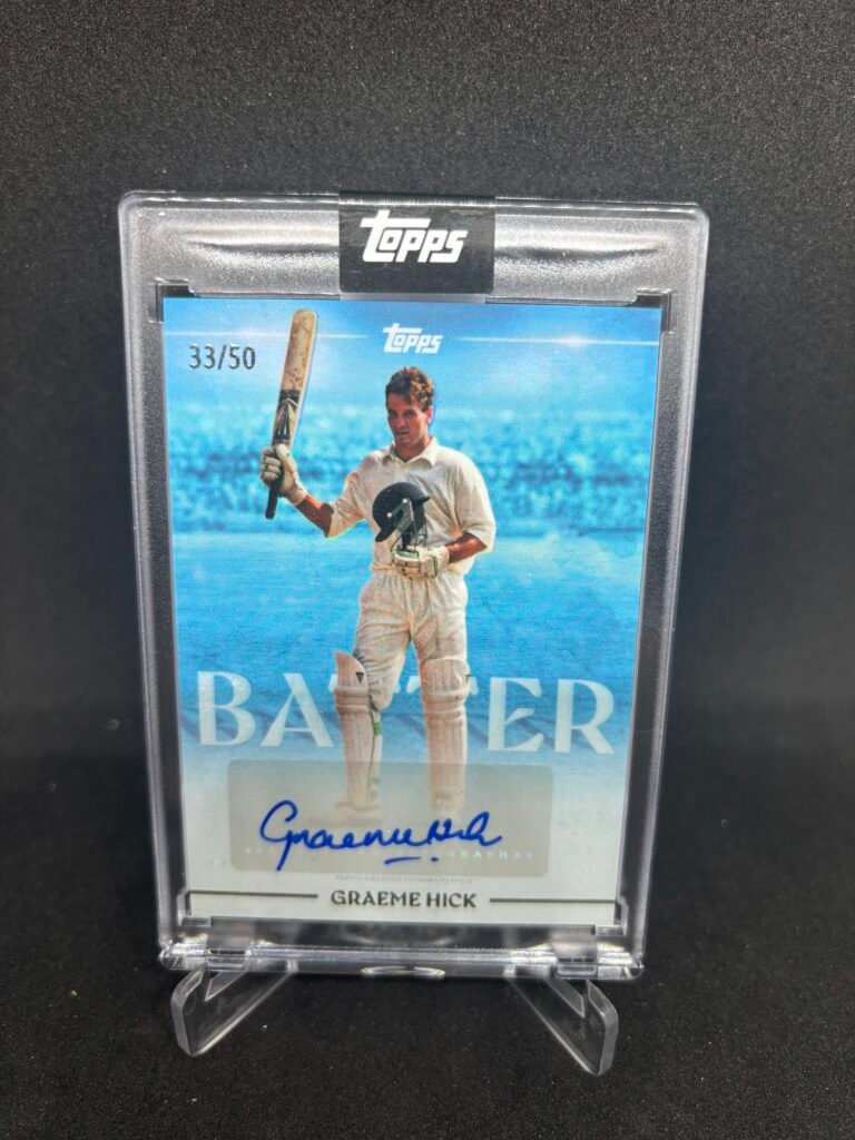 GRAEME HICK – 33/50 – AUTO – TOPPS