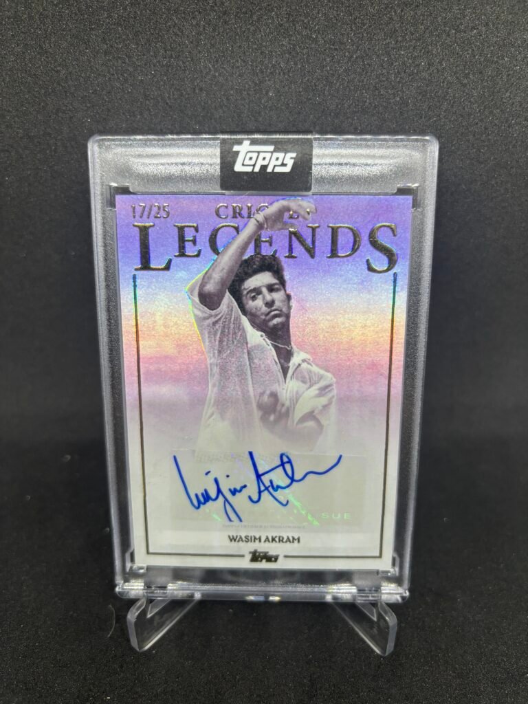 WASIM AKRAM – AUTO – 17/25 – TOPPS