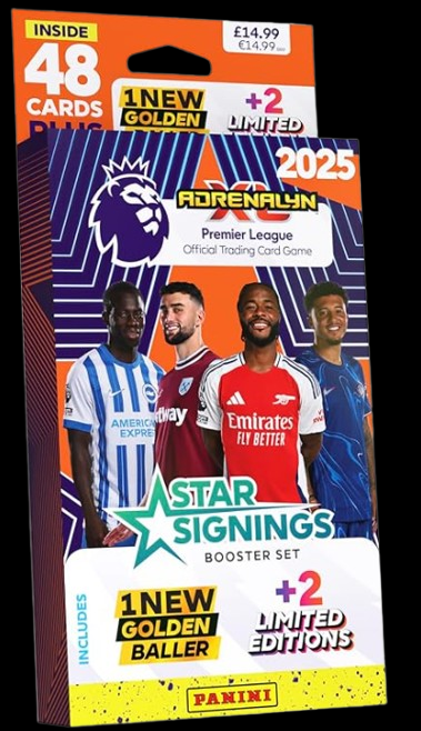 Premier League 2024-25 Adrenalyn XL Official Trading Cards – Star Signings