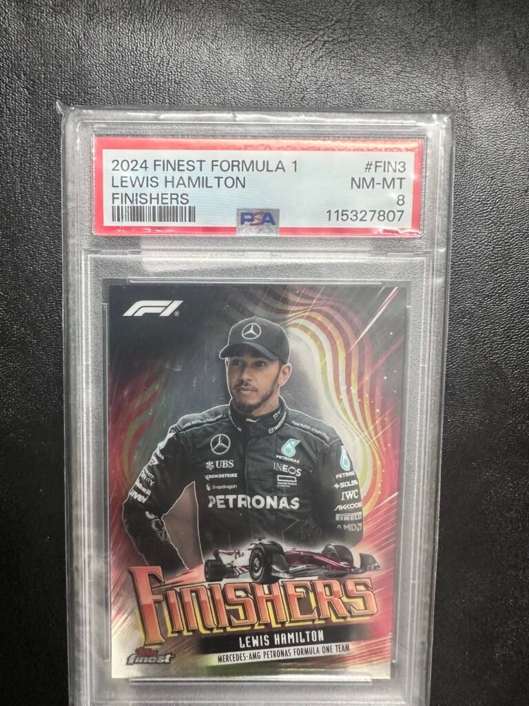 Lewis Hamilton Finisher PSA Slab 8