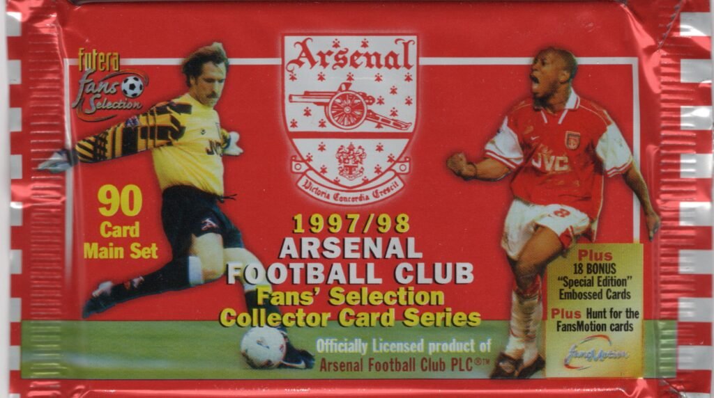 Futera Arsenal FC 1997/98 Pack