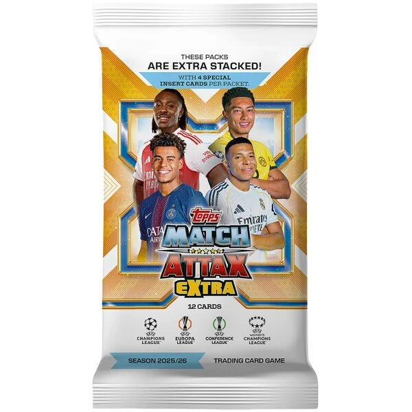 Match Attax Extra 2026 Card – Single Pack